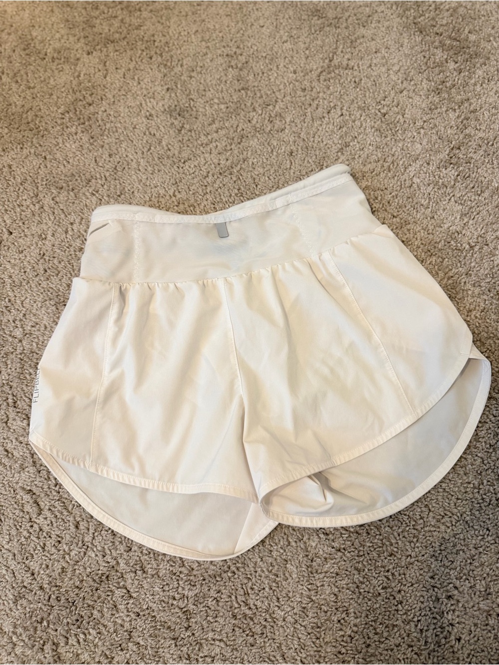 FlipBelt "Air Running" Shorts, Small-Oat Milk 2024 Version!